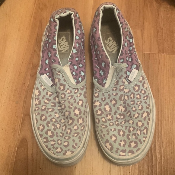 leopard print vans size 5